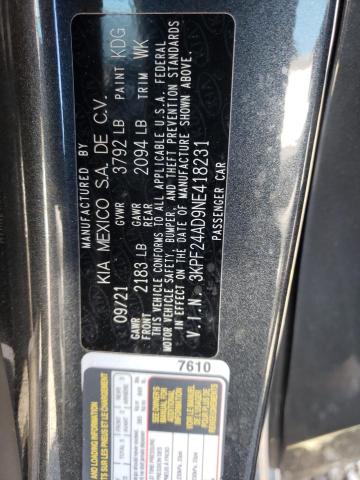 Photo 11 VIN: 3KPF24AD9NE418231 - KIA FORTE FE 