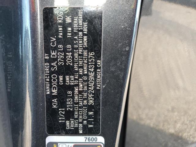 Photo 11 VIN: 3KPF24AD9NE431576 - KIA FORTE 