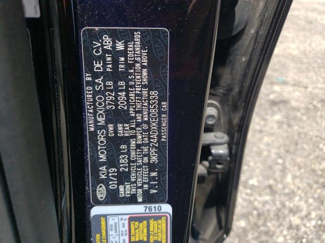 Photo 12 VIN: 3KPF24ADXKE085338 - KIA FORTE FE 