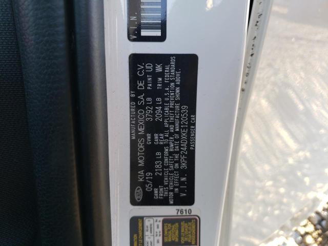 Photo 11 VIN: 3KPF24ADXKE120539 - KIA FORTE 