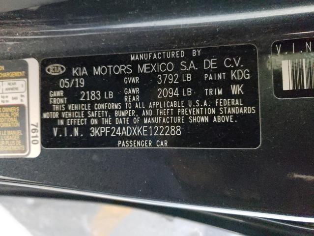 Photo 11 VIN: 3KPF24ADXKE122288 - KIA FORTE FE 