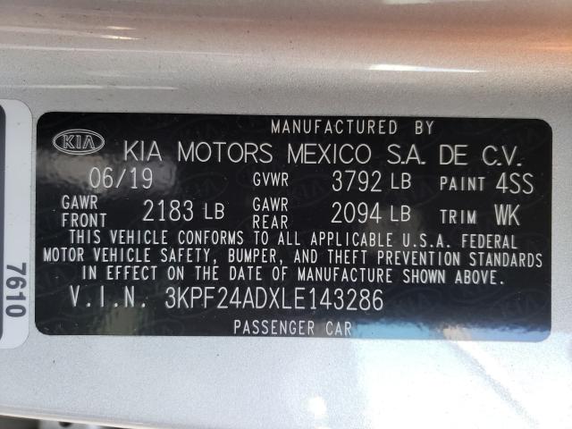 Photo 9 VIN: 3KPF24ADXLE143286 - KIA FORTE FE 