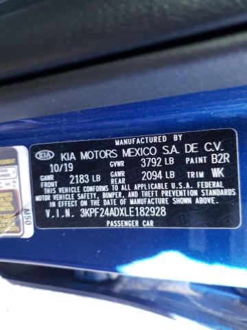 Photo 9 VIN: 3KPF24ADXLE182928 - KIA FORTE FE 