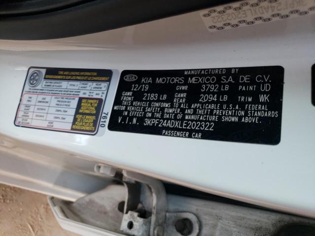 Photo 11 VIN: 3KPF24ADXLE202322 - KIA FORTE FE 