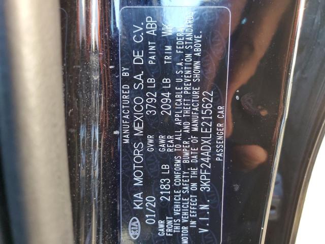 Photo 11 VIN: 3KPF24ADXLE215622 - KIA FORTE FE 