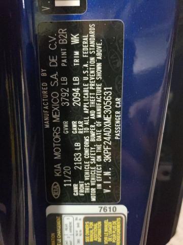 Photo 12 VIN: 3KPF24ADXME305631 - KIA FORTE 