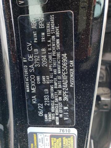 Photo 11 VIN: 3KPF24ADXPE506904 - KIA FORTE LX 