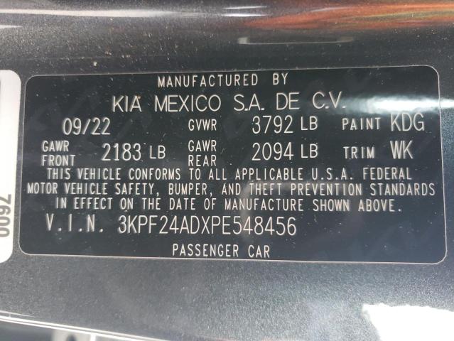 Photo 11 VIN: 3KPF24ADXPE548456 - KIA FORTE LX 