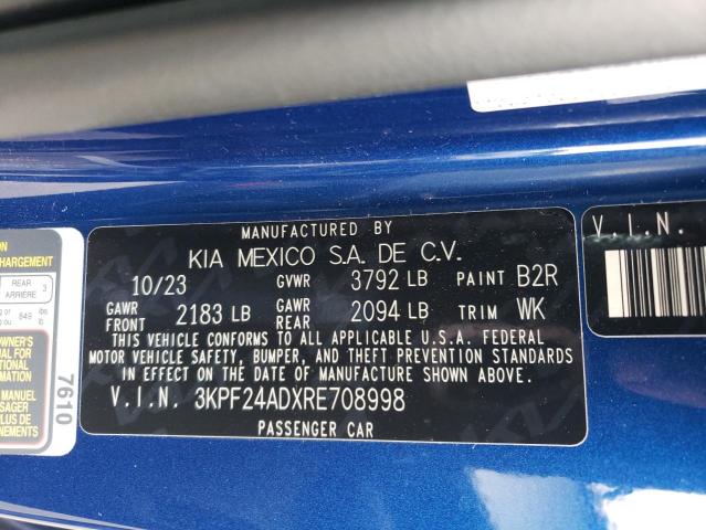 Photo 11 VIN: 3KPF24ADXRE708998 - KIA FORTE 