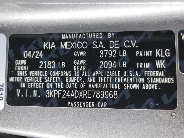 Photo 12 VIN: 3KPF24ADXRE789968 - KIA FORTE LX 