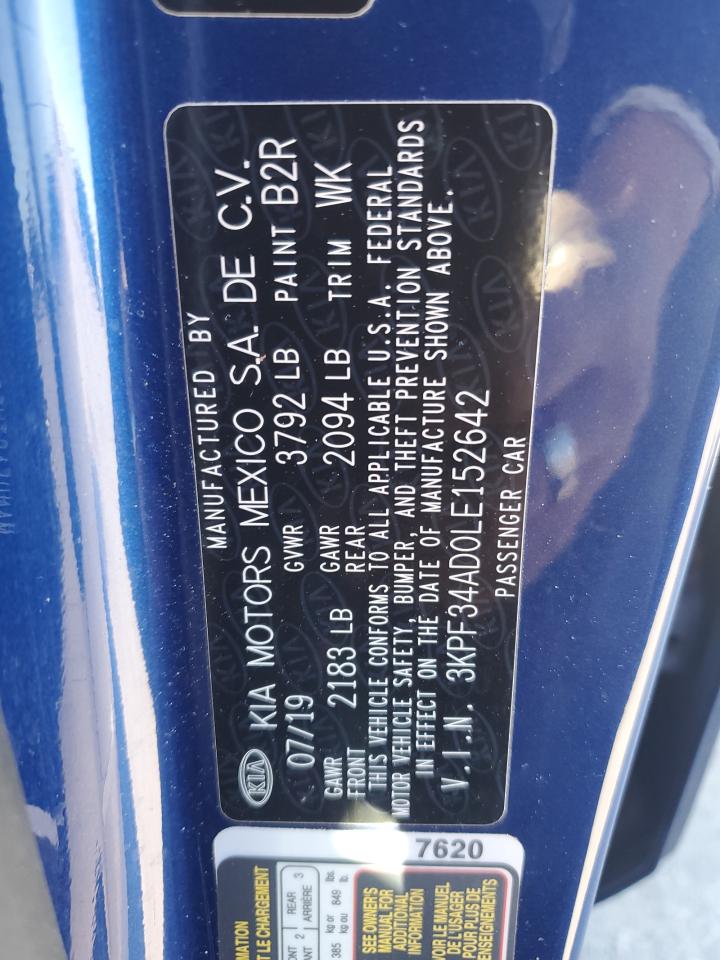 Photo 11 VIN: 3KPF34AD0LE152642 - KIA FORTE 