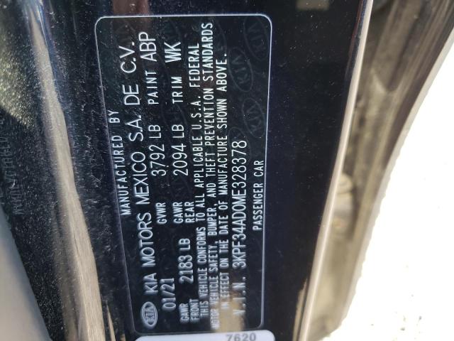 Photo 11 VIN: 3KPF34AD0ME328378 - KIA FORTE GT L 