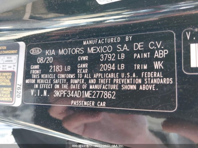 Photo 8 VIN: 3KPF34AD1ME277862 - KIA FORTE 