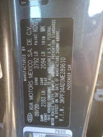 Photo 11 VIN: 3KPF34AD1ME289610 - KIA FORTE GT L 