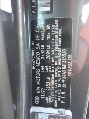 Photo 9 VIN: 3KPF34AD1ME315820 - KIA FORTE GT L 