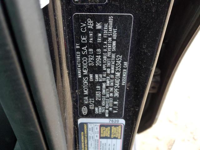 Photo 11 VIN: 3KPF34AD1ME353452 - KIA FORTE GT L 