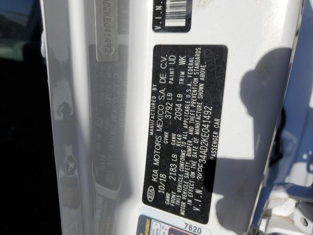 Photo 12 VIN: 3KPF34AD2KE041492 - KIA FORTE 