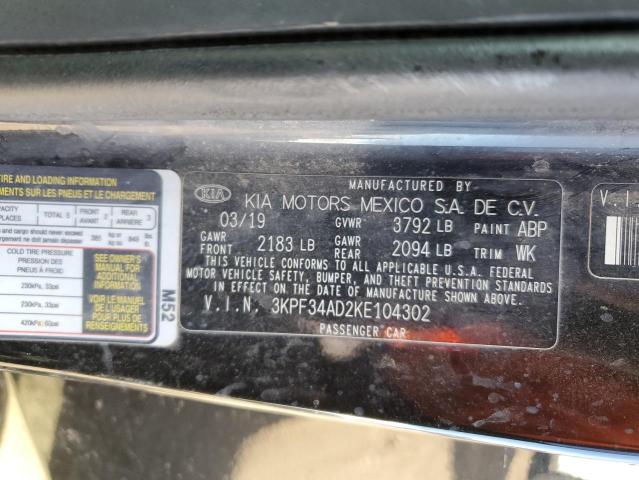 Photo 11 VIN: 3KPF34AD2KE104302 - KIA FORTE 