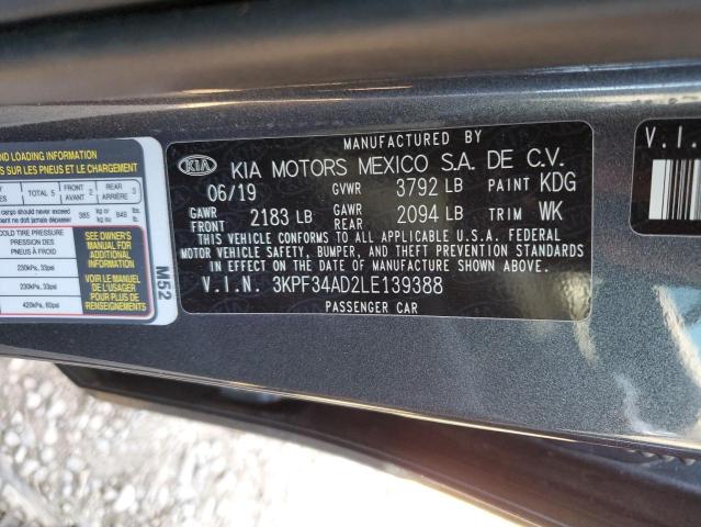 Photo 9 VIN: 3KPF34AD2LE139388 - KIA FORTE GT L 