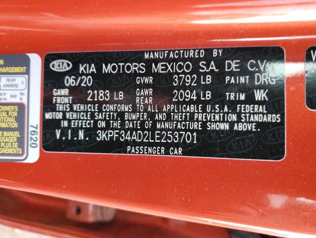 Photo 11 VIN: 3KPF34AD2LE253701 - KIA FORTE 