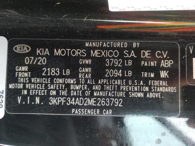 Photo 9 VIN: 3KPF34AD2ME263792 - KIA FORTE GT L 