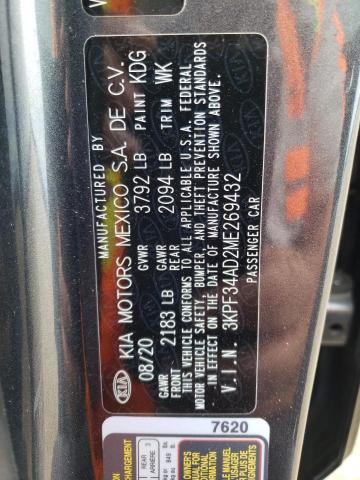 Photo 9 VIN: 3KPF34AD2ME269432 - KIA FORTE GT L 