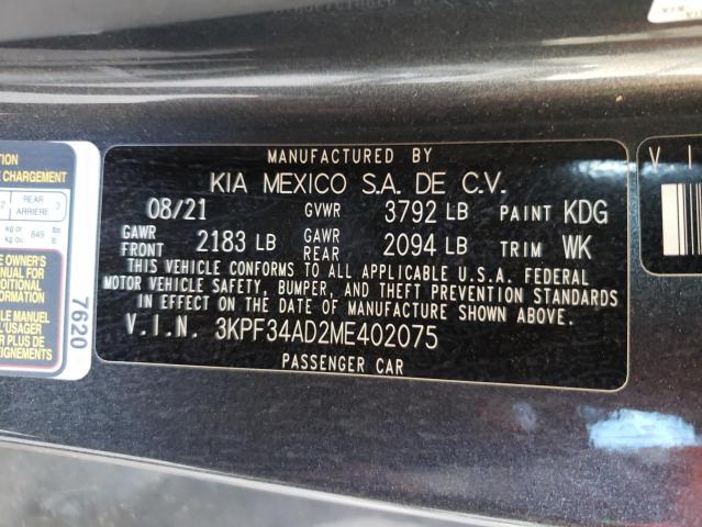 Photo 11 VIN: 3KPF34AD2ME402075 - KIA FORTE 