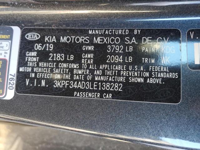 Photo 11 VIN: 3KPF34AD3LE138282 - KIA FORTE 