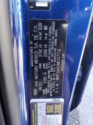 Photo 11 VIN: 3KPF34AD3ME357714 - KIA FORTE GT L 