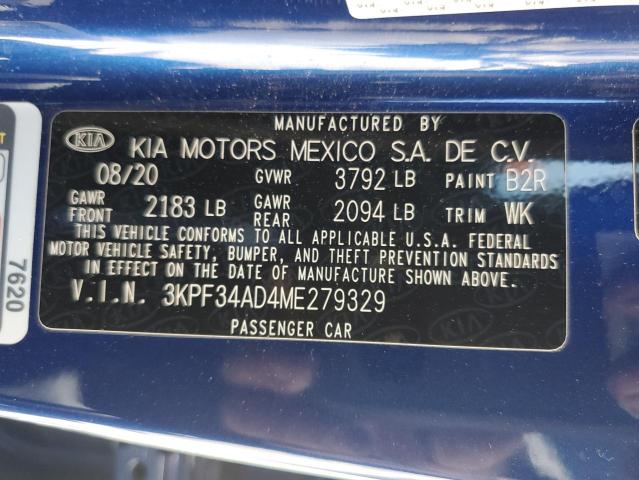 Photo 11 VIN: 3KPF34AD4ME279329 - KIA FORTE GT L 