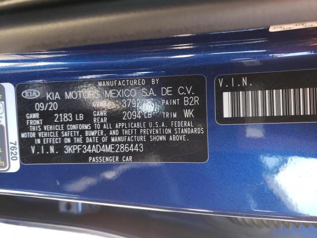 Photo 12 VIN: 3KPF34AD4ME286443 - KIA FORTE 