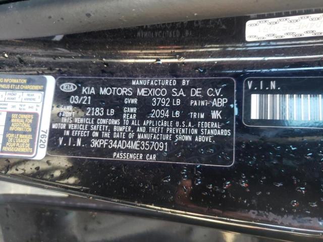 Photo 9 VIN: 3KPF34AD4ME357091 - KIA FORTE GT L 