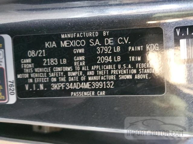 Photo 11 VIN: 3KPF34AD4ME399132 - KIA FORTE 