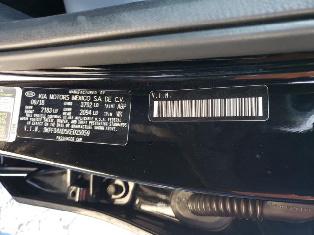 Photo 9 VIN: 3KPF34AD5KE035959 - KIA FORTE GT L 