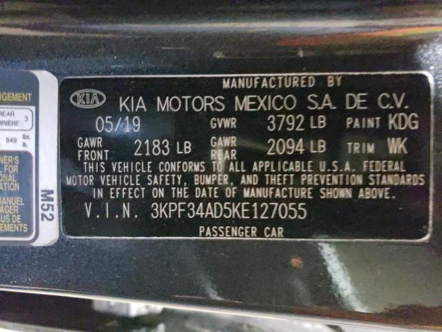 Photo 11 VIN: 3KPF34AD5KE127055 - KIA FORTE GT L 