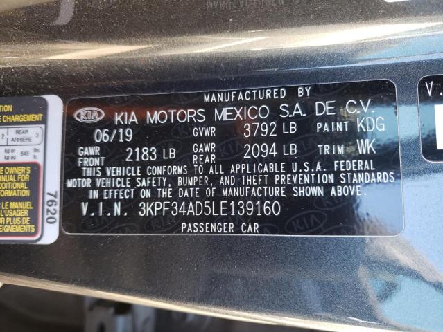 Photo 9 VIN: 3KPF34AD5LE139160 - KIA FORTE GT L 