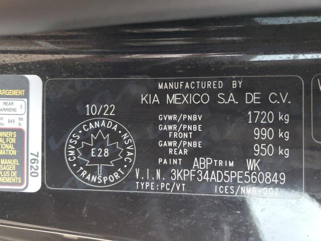 Photo 11 VIN: 3KPF34AD5PE560849 - KIA FORTE EX 