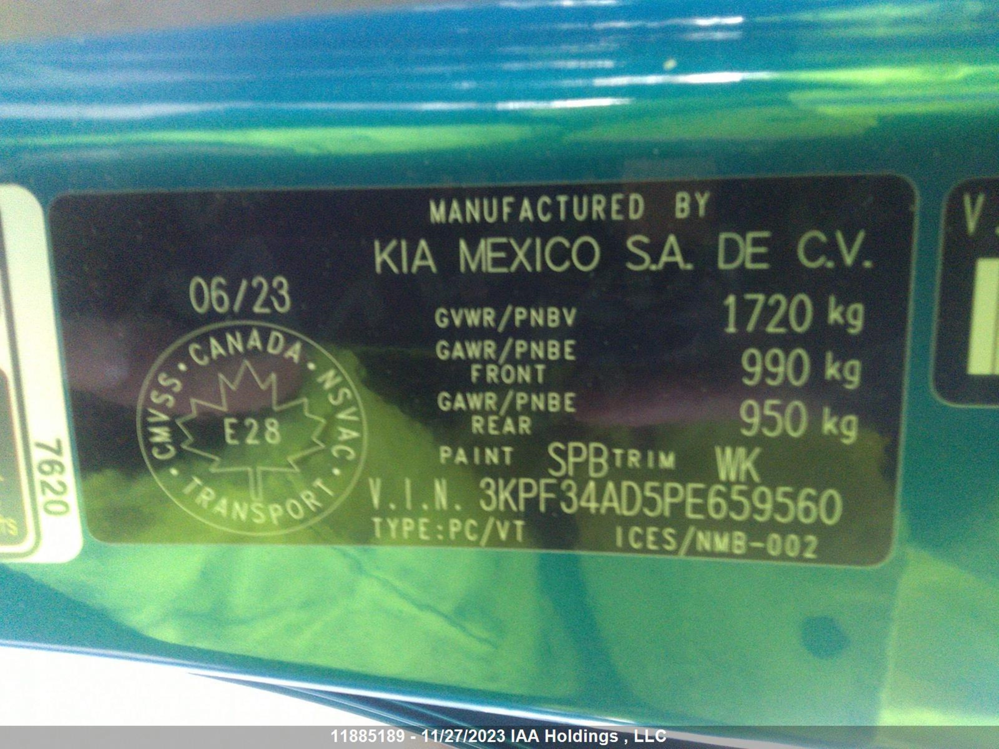 Photo 8 VIN: 3KPF34AD5PE659560 - KIA FORTE 