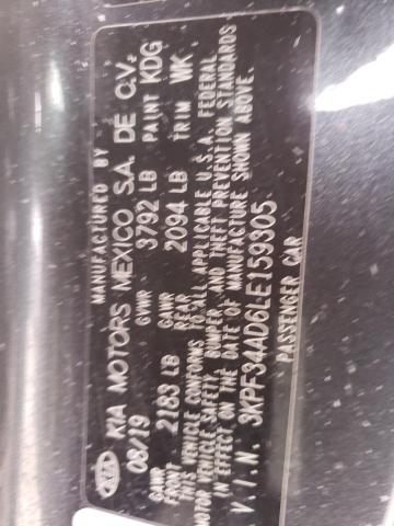 Photo 9 VIN: 3KPF34AD6LE159305 - KIA FORTE GT L 