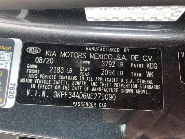 Photo 11 VIN: 3KPF34AD6ME279090 - KIA FORTE GT L 