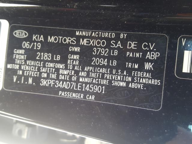 Photo 9 VIN: 3KPF34AD7LE145901 - KIA FORTE GT L 