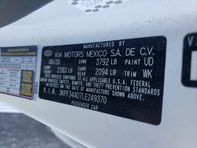 Photo 9 VIN: 3KPF34AD7LE249370 - KIA FORTE GT L 