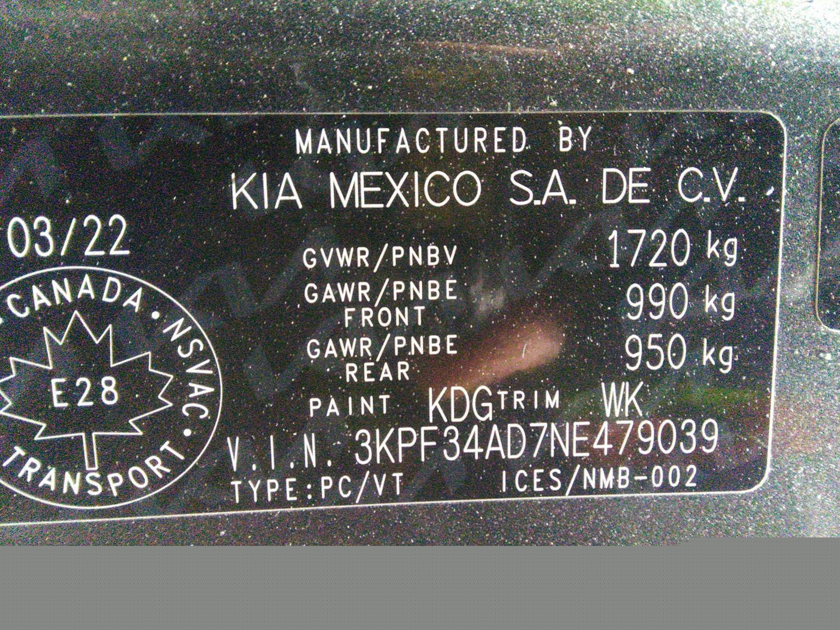 Photo 8 VIN: 3KPF34AD7NE479039 - KIA FORTE 