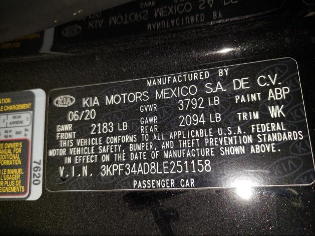 Photo 9 VIN: 3KPF34AD8LE251158 - KIA FORTE GT L 