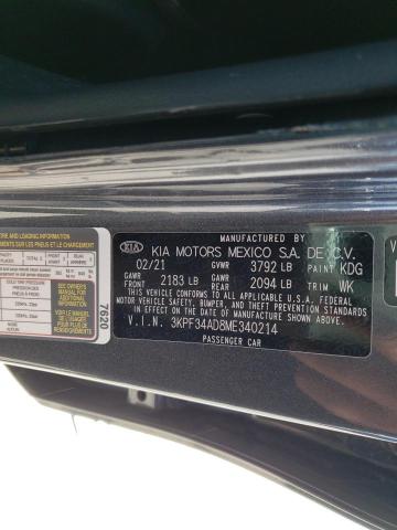 Photo 9 VIN: 3KPF34AD8ME340214 - KIA FORTE GT L 