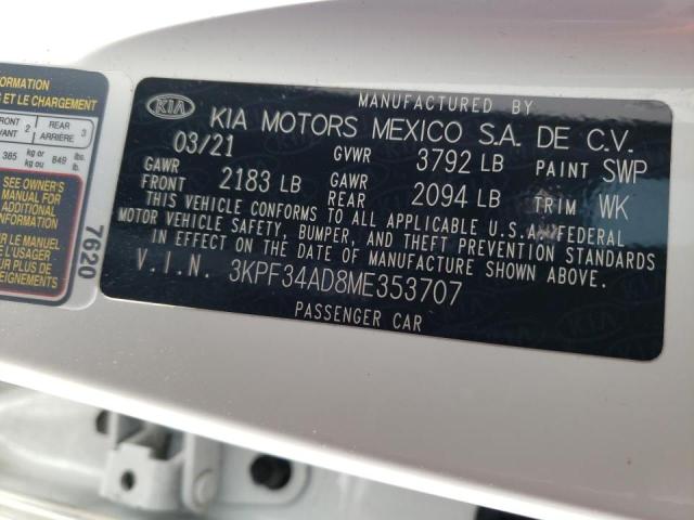 Photo 11 VIN: 3KPF34AD8ME353707 - KIA FORTE GT L 