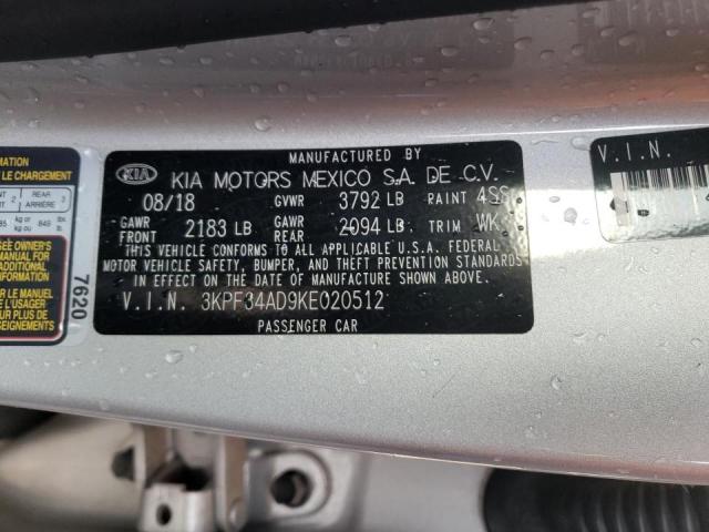 Photo 9 VIN: 3KPF34AD9KE020512 - KIA FORTE GT L 