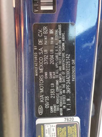 Photo 11 VIN: 3KPF34ADXKE026142 - KIA FORTE GT L 