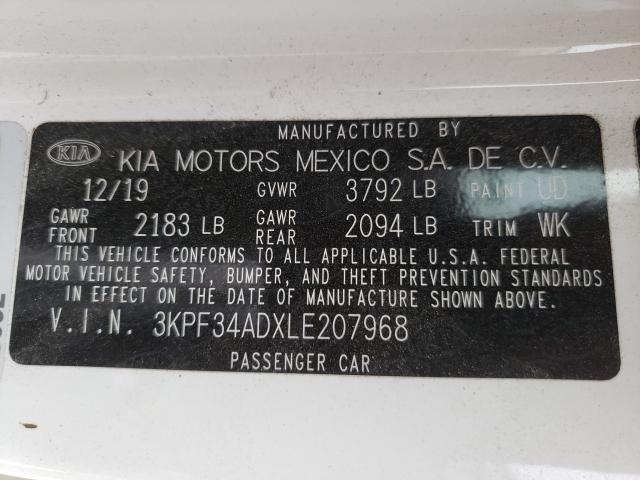 Photo 9 VIN: 3KPF34ADXLE207968 - KIA FORTE GT L 