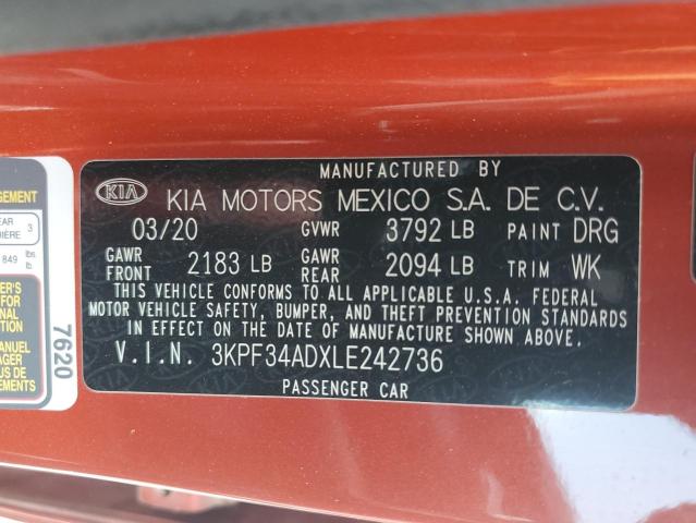 Photo 11 VIN: 3KPF34ADXLE242736 - KIA FORTE 